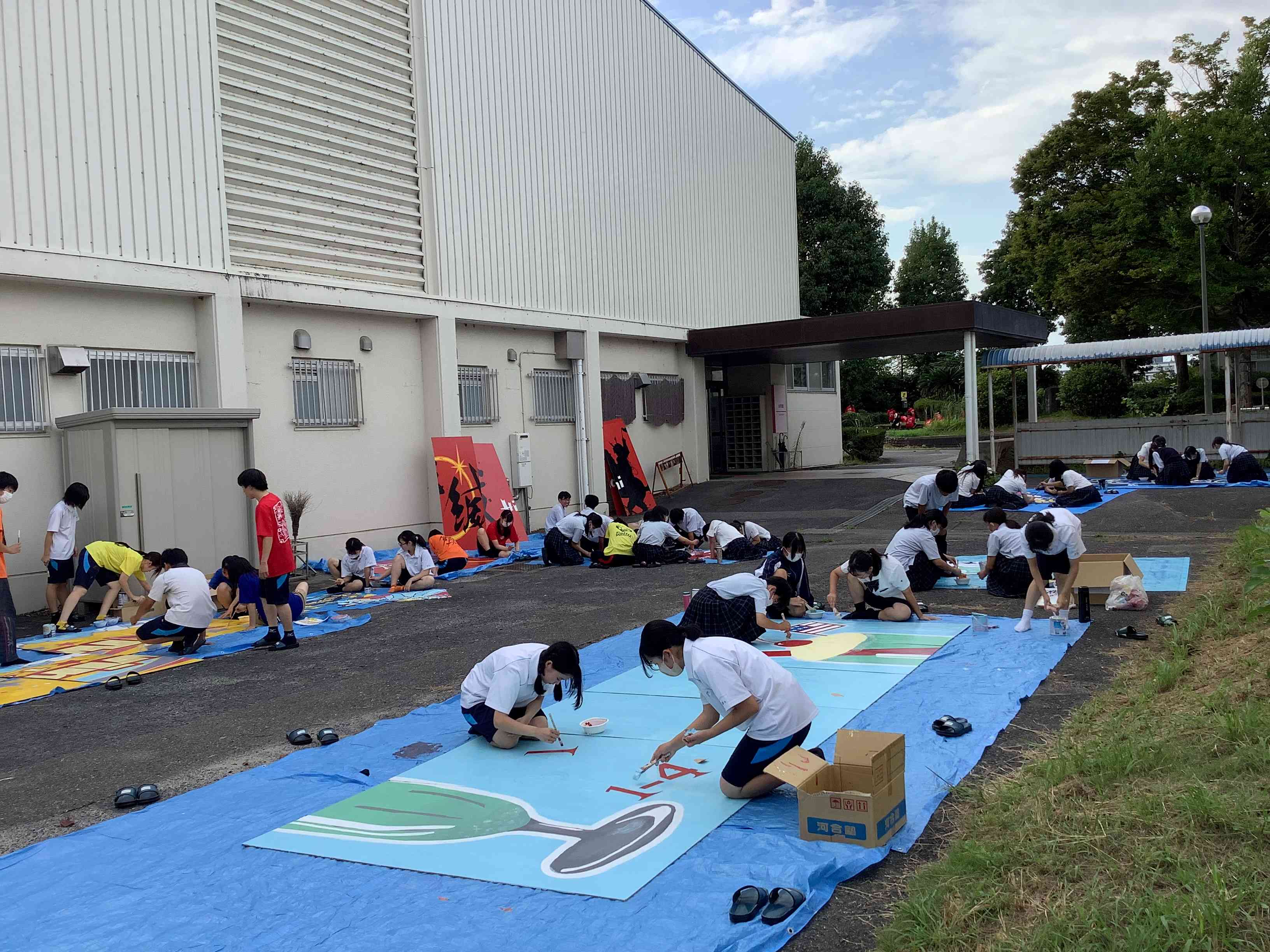 碧海野祭準備